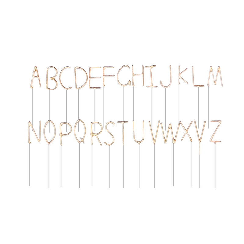 Golden Letter Sparkler Fireworks